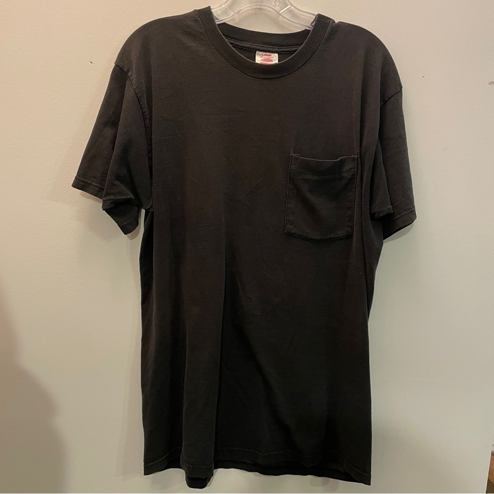 Vintage Black Pocket Tee